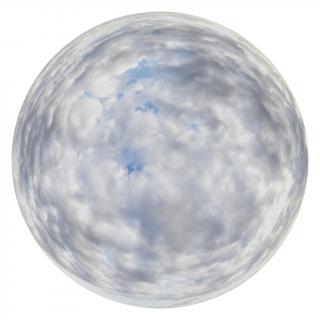 clouded skydome HDRi panorama 16K